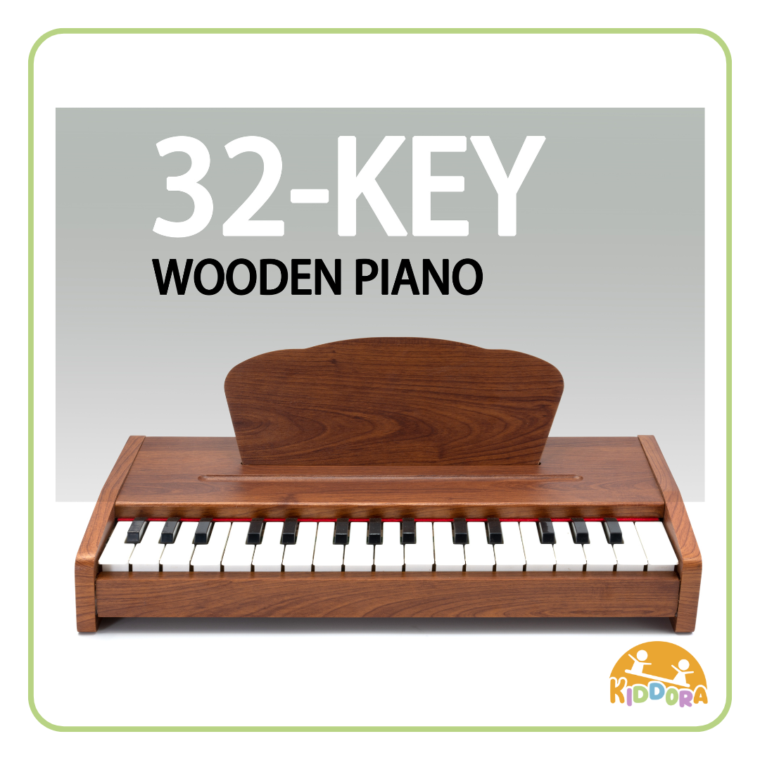 Mini Maestro Wooden Kids Piano with Microphone – Kiddora