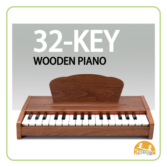 Mini Maestro Jr.: Wooden Kids Piano with Microphone