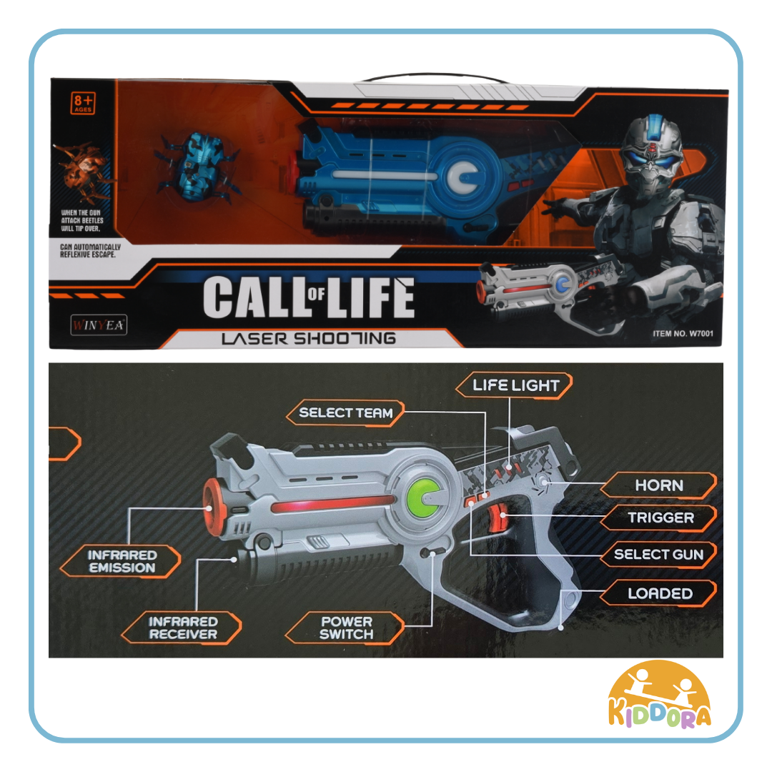 Laser Gun with Beetle Target