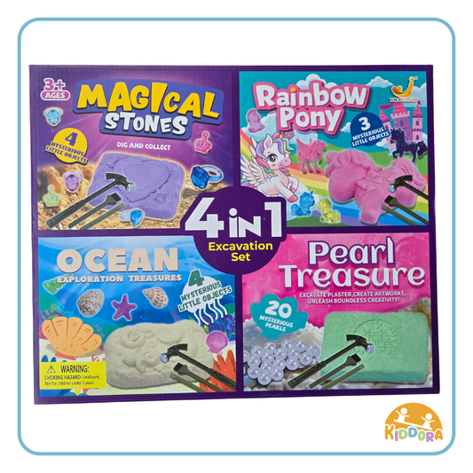 4-in-1 Excavation Set (Girls)