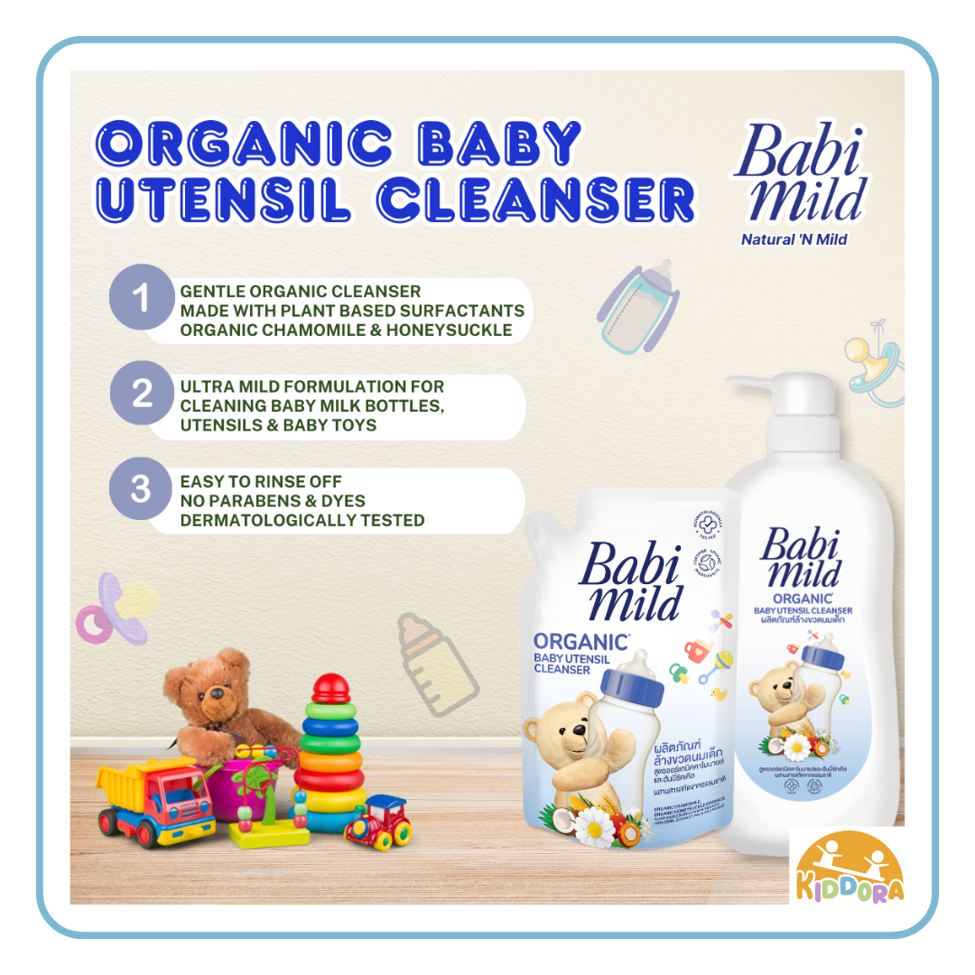 Babi Mild Organic Baby Toys, Utensil & Bottle Cleaner