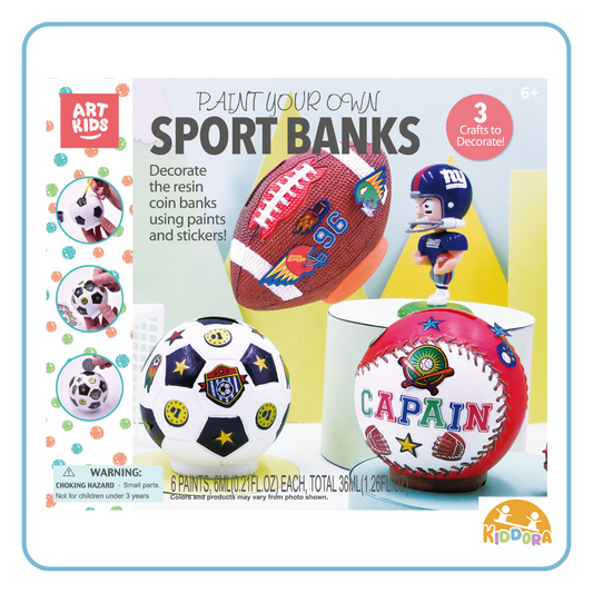 ArtKids Sports Coin Bank (Paint Your Own)