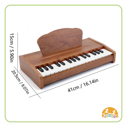 Mini Maestro Jr.: Wooden Kids Piano with Microphone