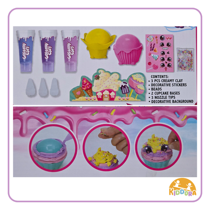 Artkids Creamy Clay Cupcake Set