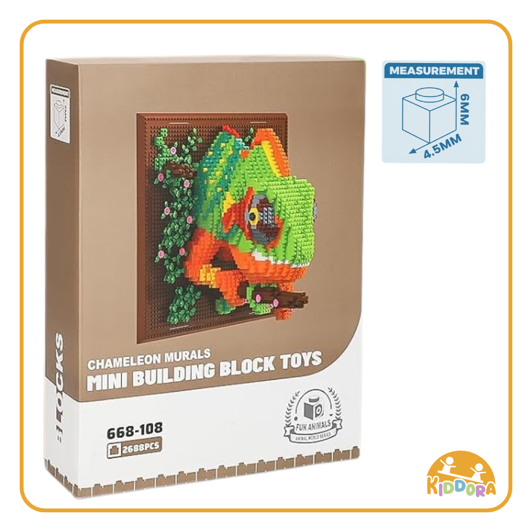 Chameleon 3D Mural Bricks