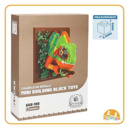 Chameleon 3D Mural Bricks