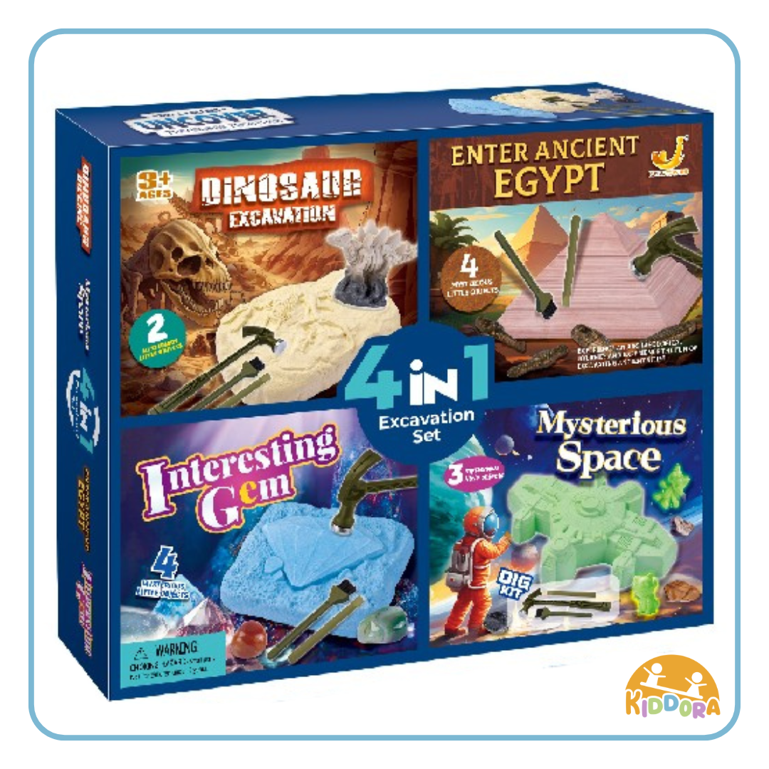 4-in-1 Excavation Set (Boys)